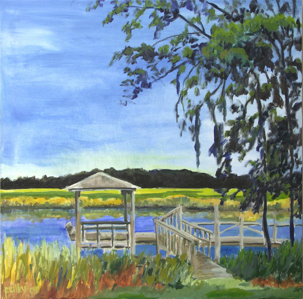 Sanctuary, 42 x 42 inches