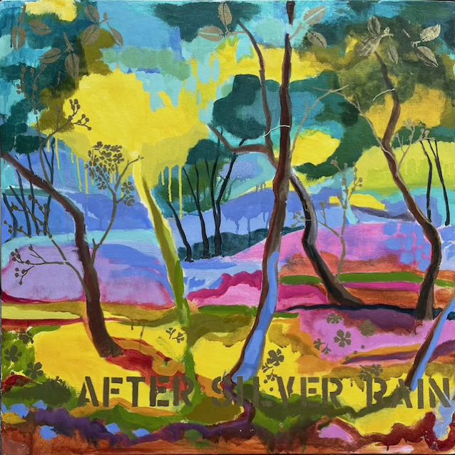 After Silver Rain, 30 x 30 inches