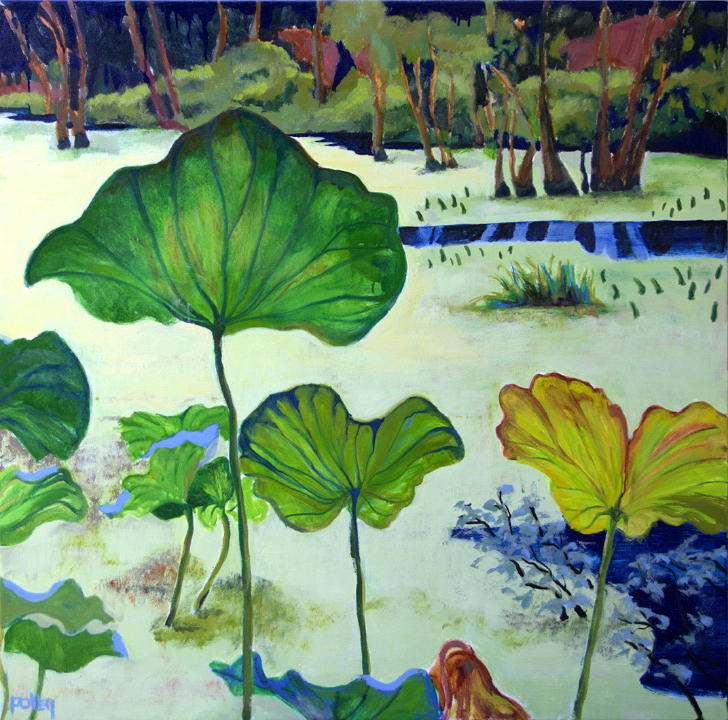 Swampgarden, 42 x 42 inches